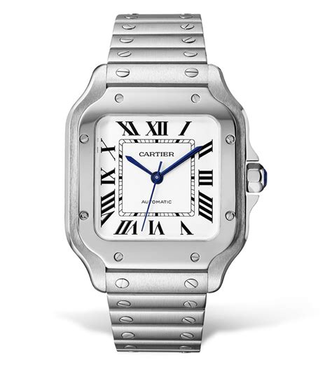 montre santos cartier|montre cartier santos 100 prix.